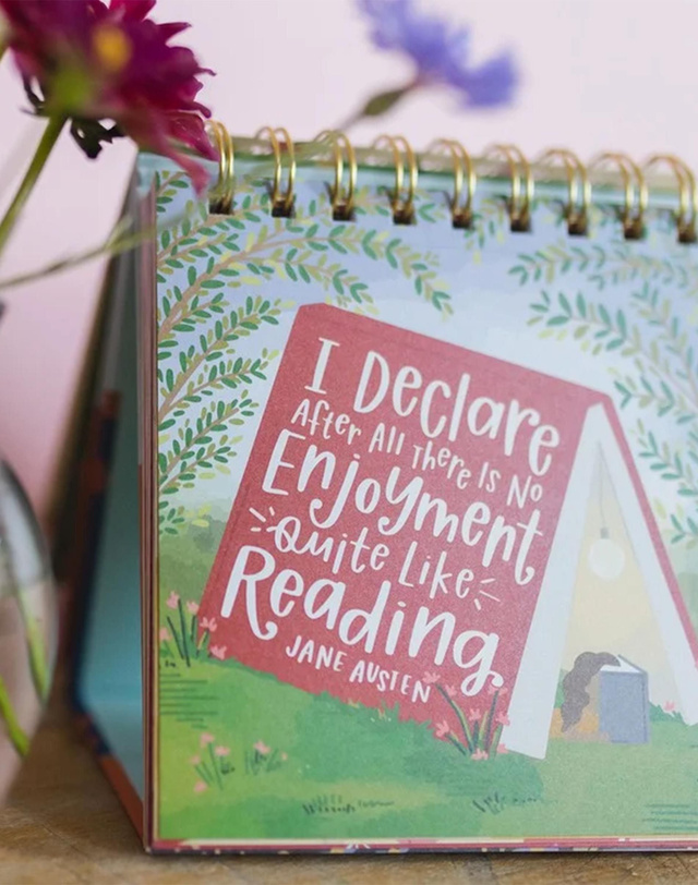 52 Weeks of Book Quotes - Desk Flip Calendar, 7 of 7