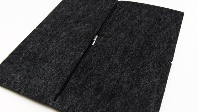 Pieces of Life Charcoal Felt Folio, 2 of 3