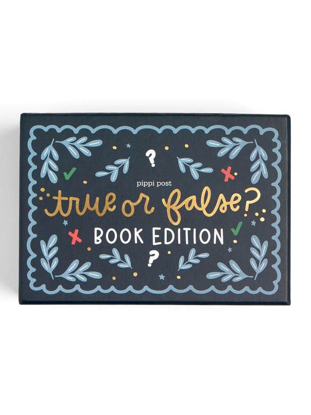 True or False Book Edition Literary Trivia Card Game, 1 of 5