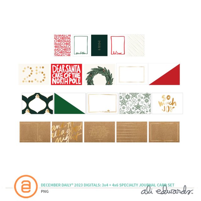 December Daily® 2023 Digital Specialty Journal Card Set, 1 of 1