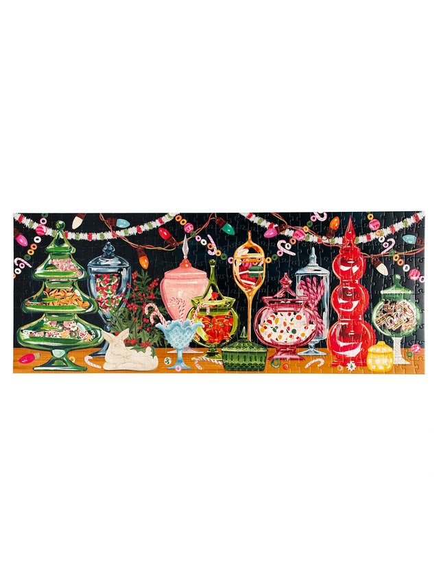 Candy Jars - 400 Piece Panoramic Holiday Jigsaw Puzzle, 4 of 7