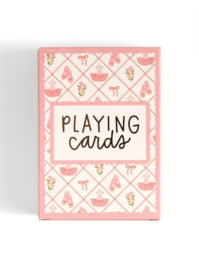 Ballet Florals & Bows - Deck of Playing Cards, 4 of 6