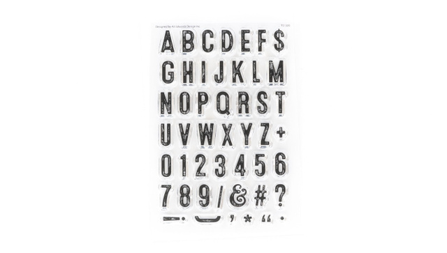 Stamp Set : 4×6 Travel Alphabet, 1 of 2