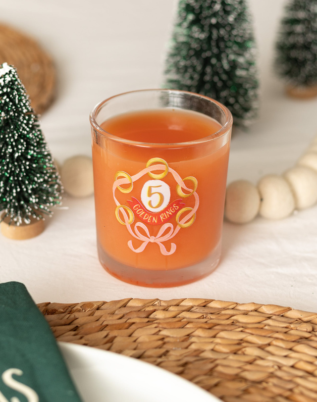 Five Golden Rings 7.5oz Short Juice Glass, 2 of 3