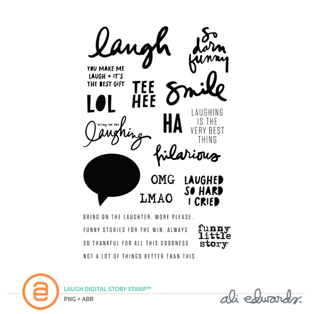 Laugh Digital Story Stamp™, 1 of 1