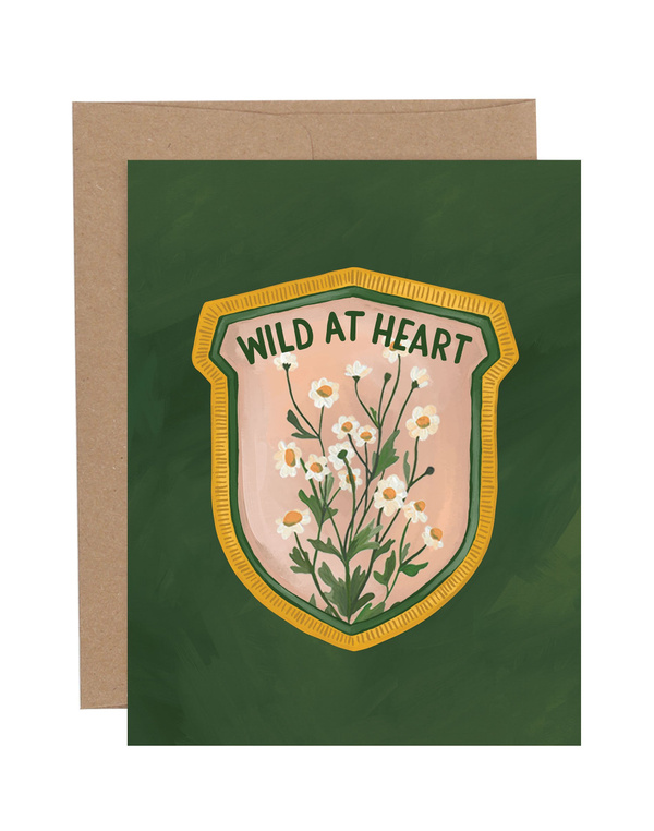 Wild At Heart Greeting Card, 1 of 1