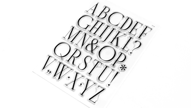 Uppercase Alphas Are Awesome #6 6×8 Stamp Set, 2 of 2