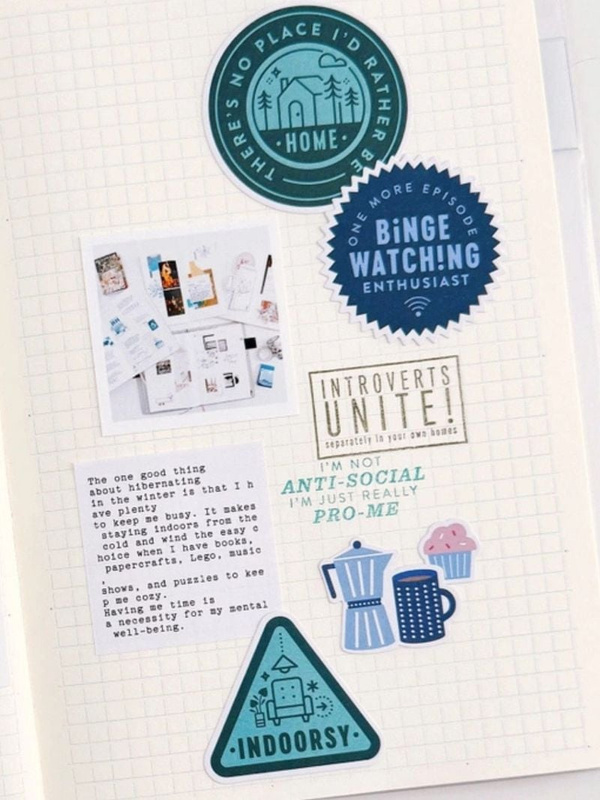 Stamp Set : 4×6 Introvert, 3 of 4