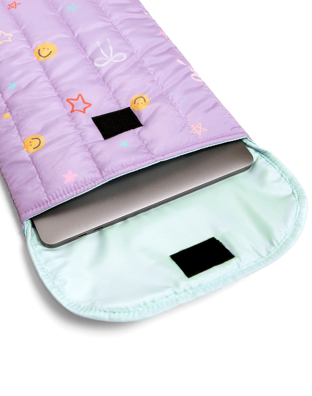 Smiley Faces & Coquette Bows Laptop Sleeve, 4 of 7