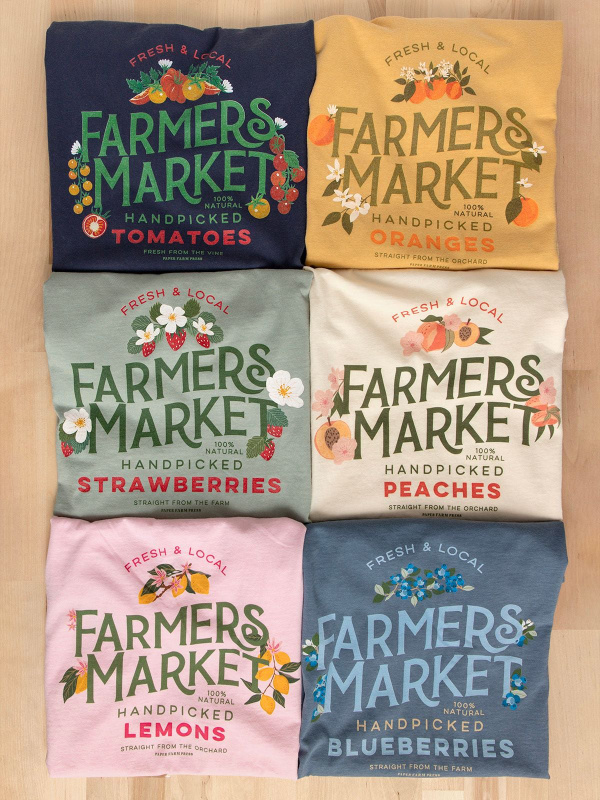 Strawberry Patch Farmers Market Tee - Bay, 4 of 7