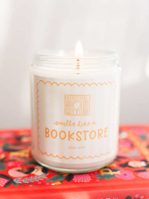 Smells Like a Bookstore Scented Soy Hand-Poured Candle, 3 of 5