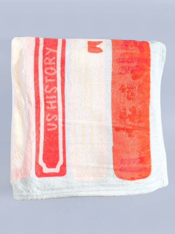 USA American Flag Books Fleece Throw Blanket, 6 of 8