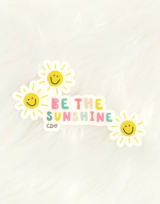 Be The Sunshine Clear Decal Sticker, 2 of 4
