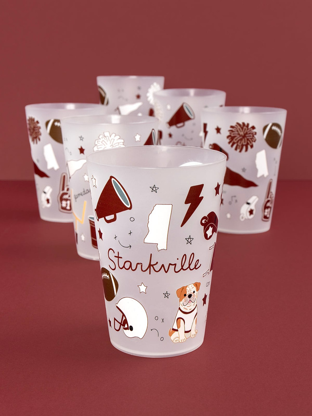 Starkville Football Game Day 16oz Stadium Cups, 1 of 3