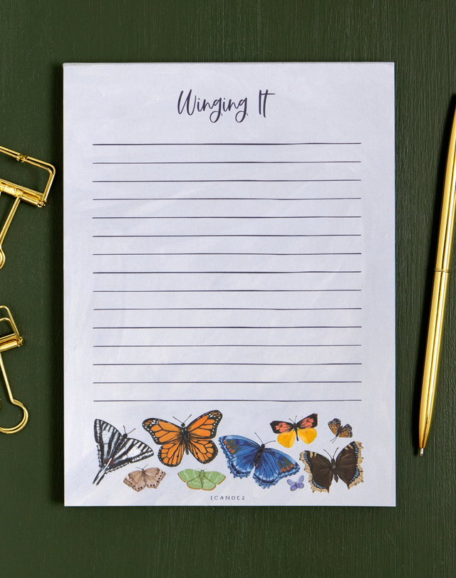 Winging It Butterfly To Do Notepad, 2 of 2