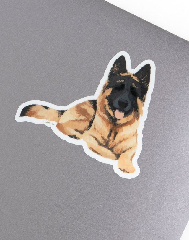 German Shepherd Decal Sticker, 2 of 2