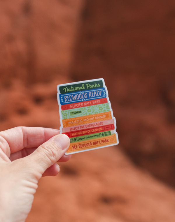 National Parks Book Stack Decal Sticker, 2 of 3