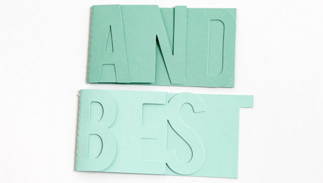 Color Collective Word Stacks - Minty, 2 of 3