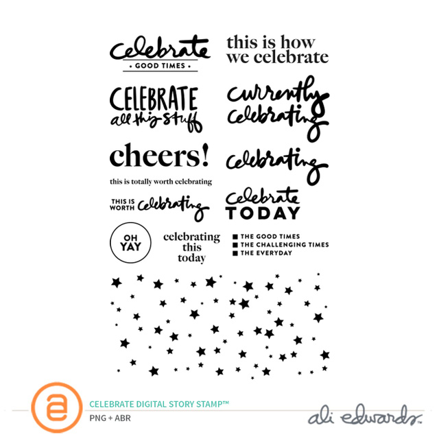 Celebrate Digital Story Stamp™, 1 of 1