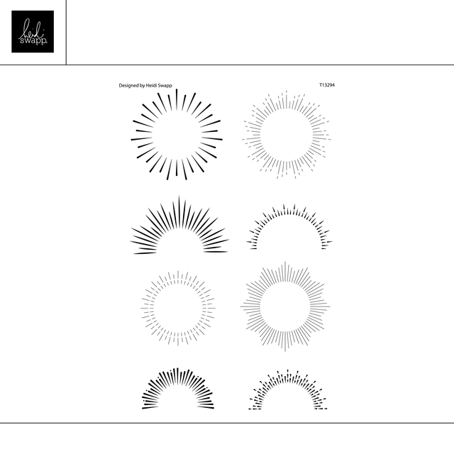 Digital 4×6 Burst Stamp, 1 of 1