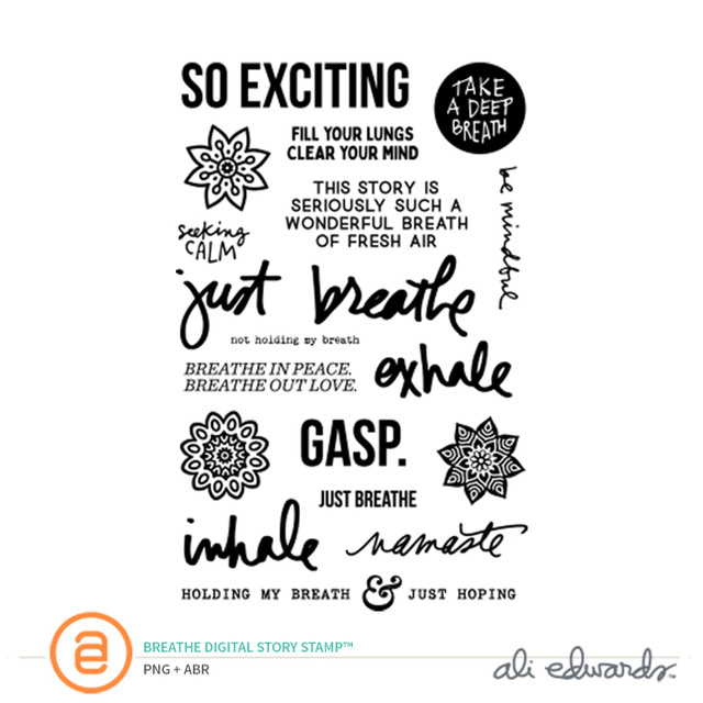 Breathe Digital Story Stamp™, 1 of 1