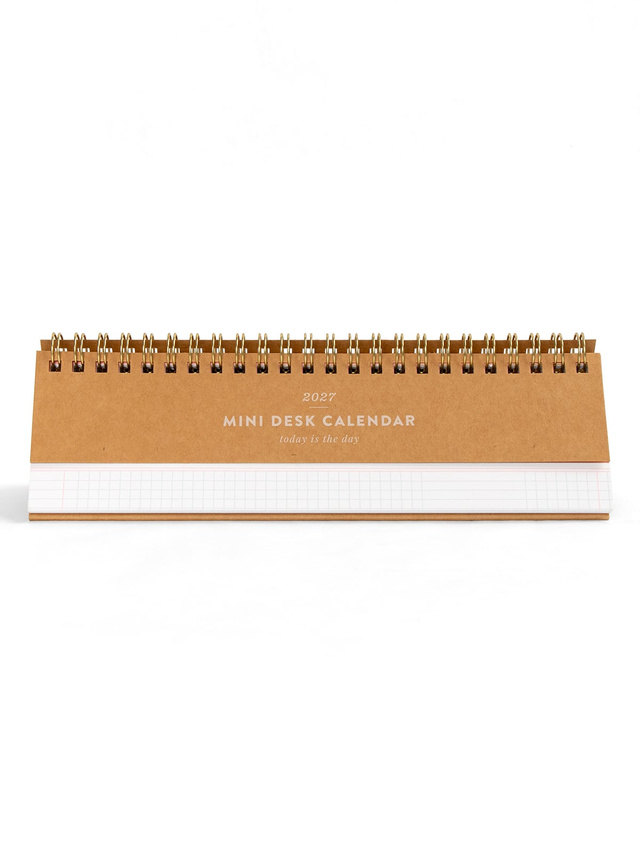 2027 Monthly Spiral Mini Desk Calendar, 1 of 7