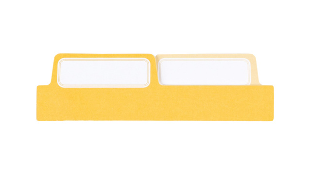Color Collective Tab Notepads - Sunny, 1 of 2