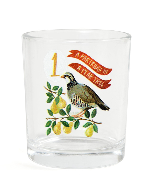Partridge In A Pear Tree 7.5oz Short Juice Glass, 3 of 3