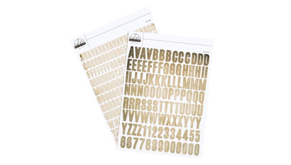 Color Collective 5×7 Cardstock Alphabet Sticker - Aged, 1 of 1