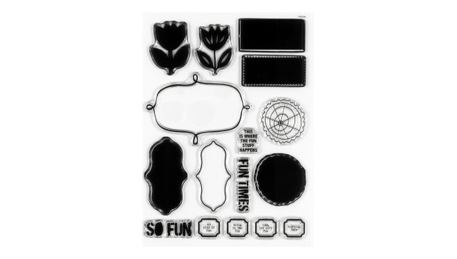 Stamps Are Fun 6×8 Stamp Set - January 2025 , 1 of 2