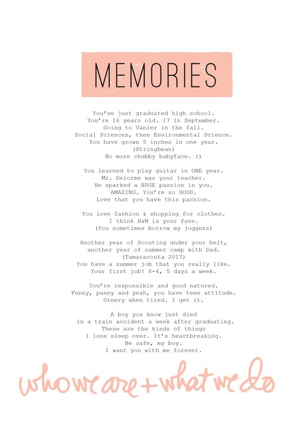 Memories, 2 of 2