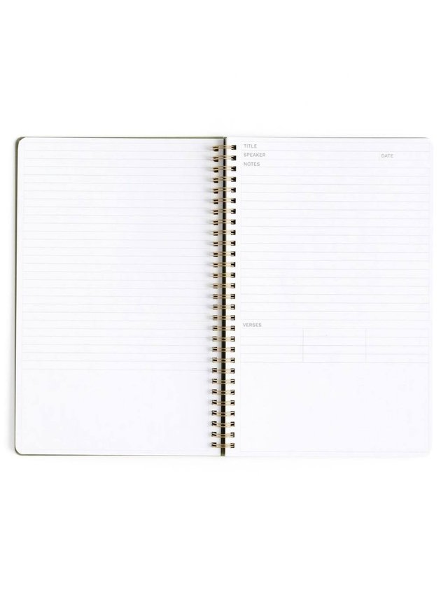 Olive Bible Study Spiral Notebook with Reference Maps, 4 of 9