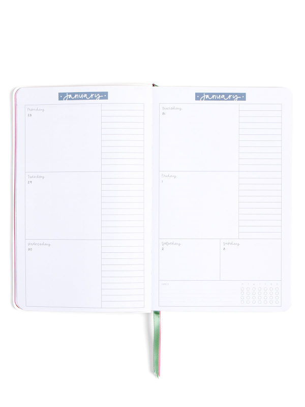 Book Lover Floral Petite Planner : 2027 Calendar Year, 13 of 14