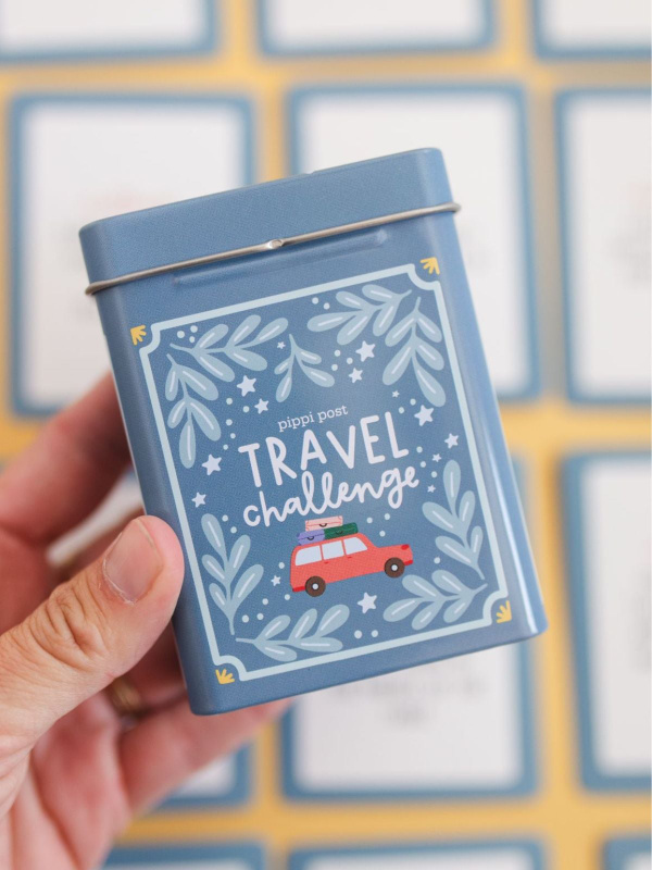 Travel Challenge Game - Deck of Cards + Storage Tin, 3 of 8