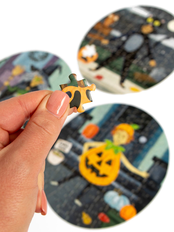 Trick-Or-Treaters - 100 Piece Mini Halloween Jigsaw Puzzles - Set of 3, 3 of 6