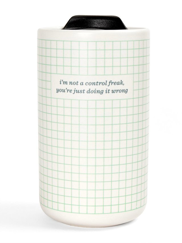 Control Freak 18oz Travel Ceramic Coffee Mug, 1 of 1