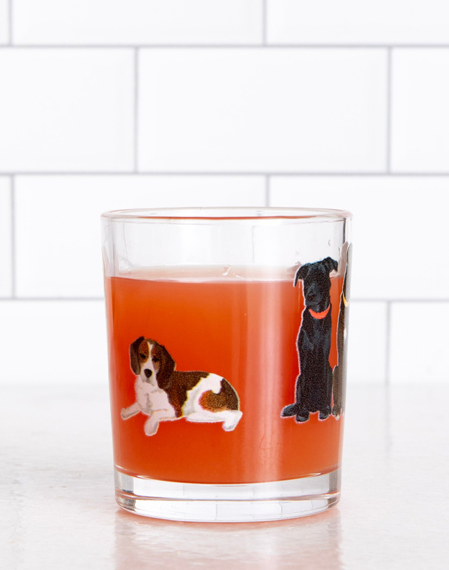 Golden Retriever & Dog Friends Short Juice Glass, 1 of 2