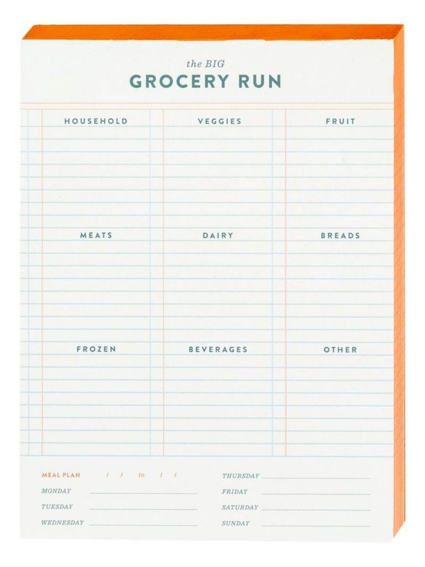 Grocery Run 6×8 Weekly Notepad, 1 of 3