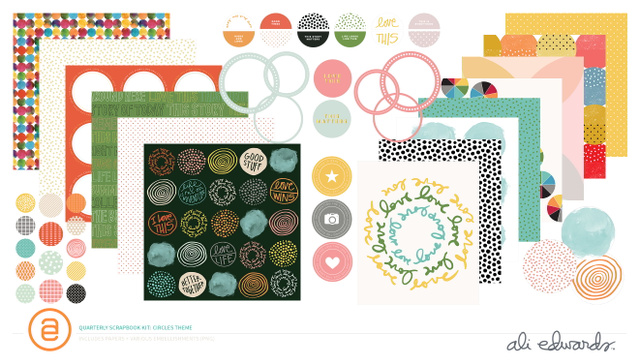 Digital Scrapbooking Kit - Circles, 1 of 1