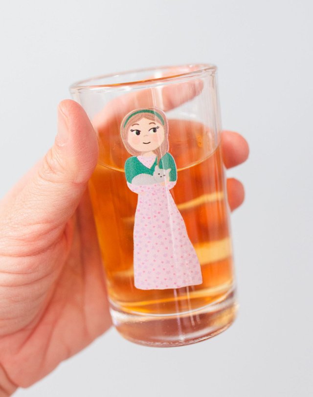 Little Women Beth March Mini Juice Glass, 1 of 2