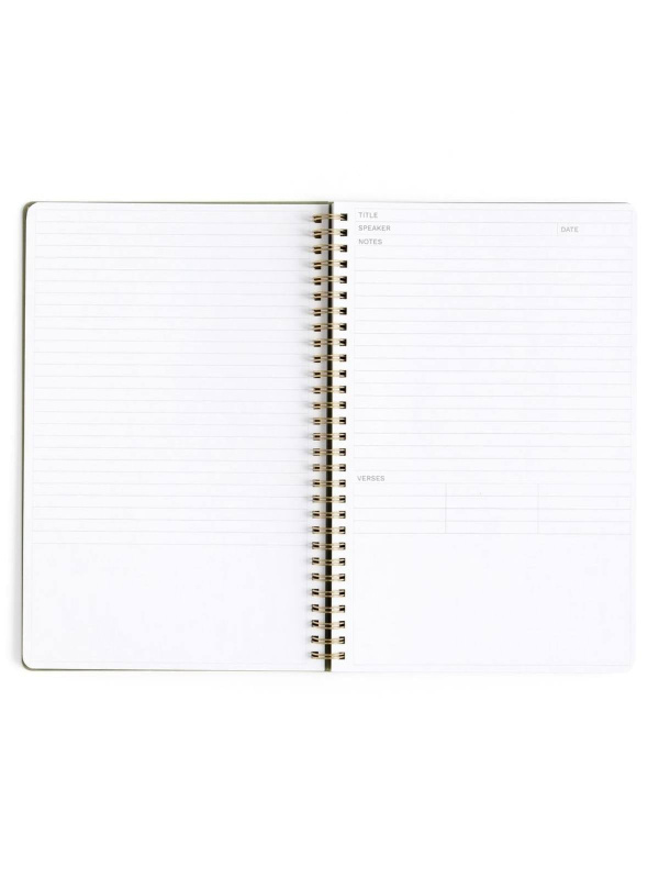 Notebook - Olive with Maps, 4 of 9