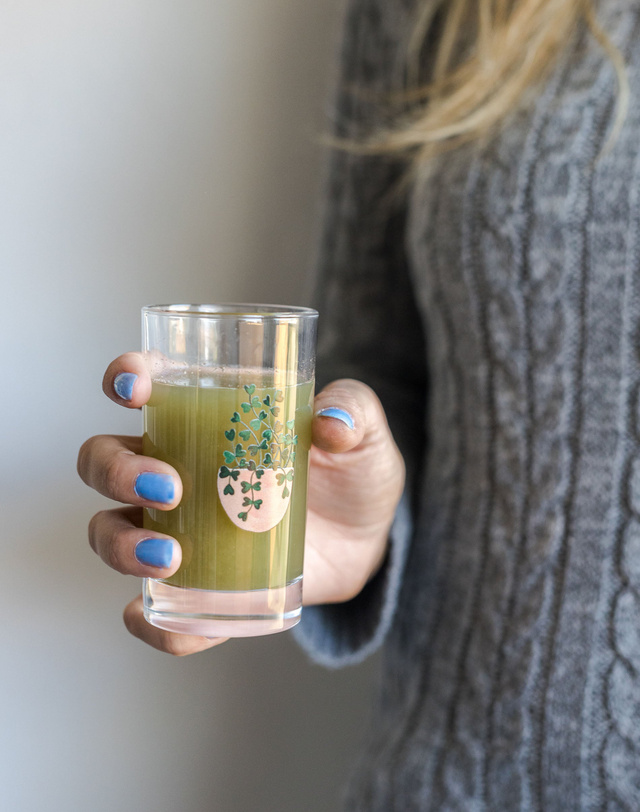 Sweetheart Plant Mini Juice Glass, 1 of 2