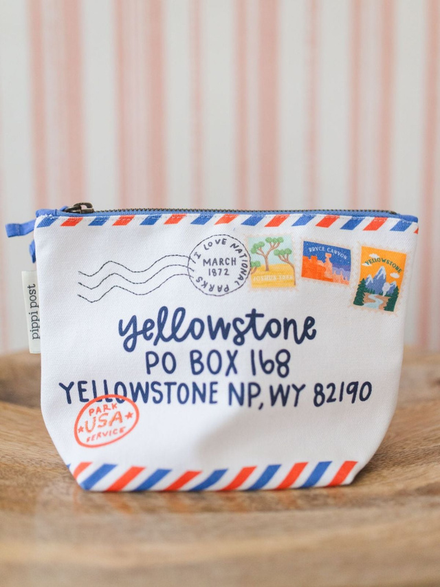 Deliver to Yellowstone National Park Canvas Pouch, 1 of 2