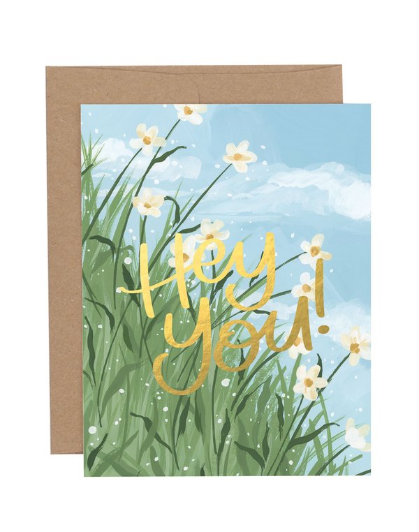 Hey You! Greeting Card, 1 of 1