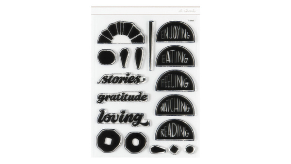 Flower and Sun 6×8 Stamp Set, 1 of 2