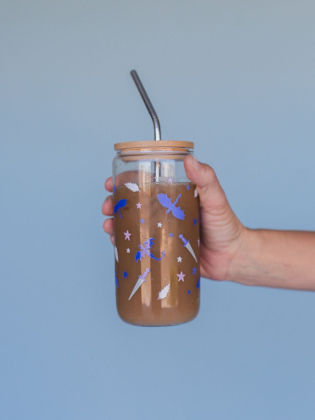 Romantasy Reader Glass Can, 2 of 4