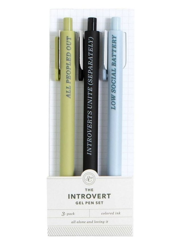 The Introvert Gel Pen Set, 1 of 3