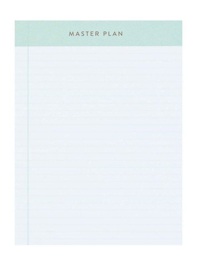 Notepad - 6×8 Master Plan, 1 of 4