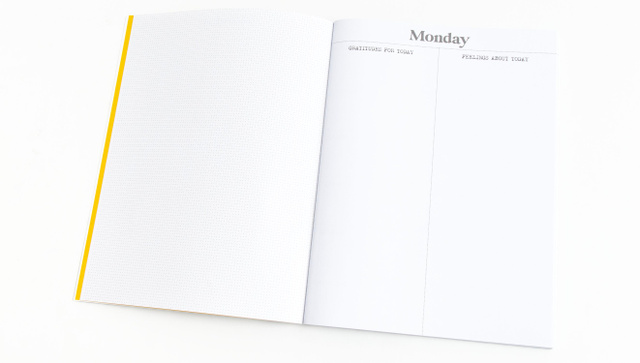 Week In The Life™ Black and White Notebook, 3 of 6