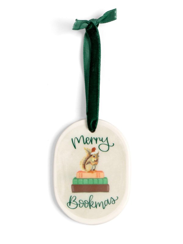 Merry Bookmas Book Stack Christmas Ornament, 2 of 2